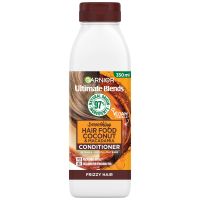 garnier ultimate blends smoothing hair food coconut conditioner for frizzy hair 350ml
