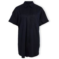 vila blusa harlow 24 oversize shirt - sky captain para mujer