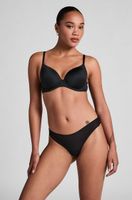 hunkemoller tanga invisible stripe mesh negro