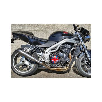 Silenciador de escape Triumph Speed Triple 955 i.e. Mass Cafe Racer bajo