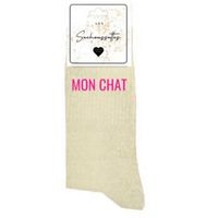 les sachoussettes calcetines mon chat para nina