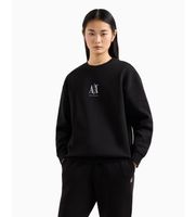 ax armani exchange para mujer xw000821af10818uc001 sudadera crewneck negro s casual deportivo algodon multideporte