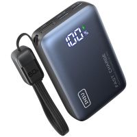 power bank iniu pocket pro 10000 mah 45w usb-c ultracompacta negra