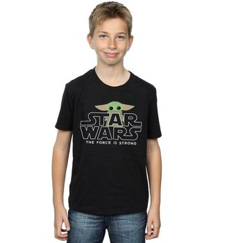 Disney Tops y Camisetas The Mandalorian The Child Strong para niño