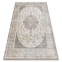 bliss z204az128 alfombra crema  beige - marco ornamento moderna es 200x290 cm