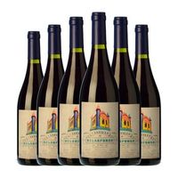 canopy vino tinto castillo de belarfonso mentrida roble 75 cl 145 vol pack de 6 unidades