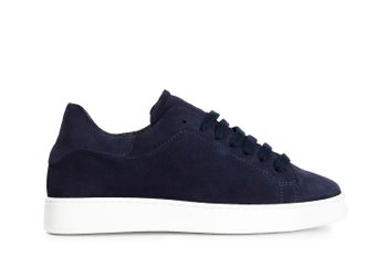 zapatillas deportivas de piel de ante para hombre blue