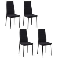 sillas de comedor 41x50x97 cm negro