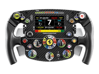 reacondicionado seminuevo muy bueno volante - thrustmaster formula wheel add-on ferrari sf-25 edition multiplataforma pantalla lcd negro