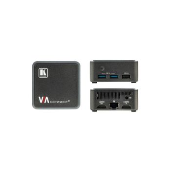 Controlador de sistemas audiovisuales Kramer VIA Connect² Aluminio Negro