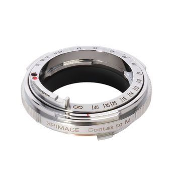 Anillo adaptador de montura de lente XPimage con enfoque de telémetro para lente Contax RF de 50 mm a cámara Leica M M6 M7 M10 M11