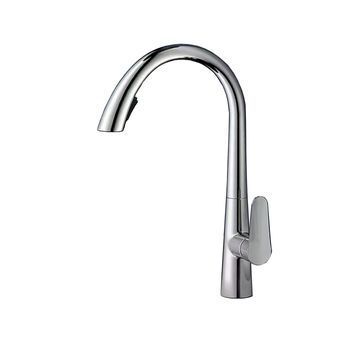 Grifo Cocina Lh-8042 Cuello Cisne  | Cromo Brillo