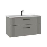 mueble para lavabo  - 100 x 45 x 55 cm - mate cashmere
