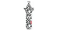 guardabarros trasero de carretera dazzle negro   blanco