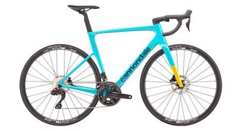 Bicicleta de carretera cannondale supersix evo 3 shimano 105 di2 12v 700 mm azul