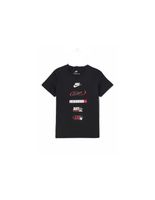 camiseta nike nike brandmark stack nino negro