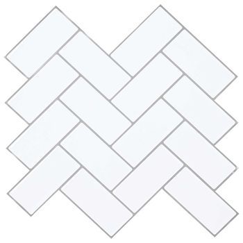 Azulejo En Espiga 50 Uds. Gris 30 X 30 Cm Poliuretano Y Pet Vidaxl