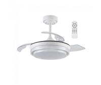 ventilador led aspas plegables mesina mini blanco cct dim 46w marca wonderlamp