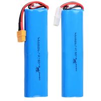 bateria lipo 74v 7000mah 20c 2s con enchufe xt60  tamiya para piezas del modelo de coche de tanque rc henglong 3818 38