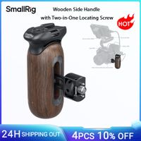 mango lateral de madera smallrig con tornillo de localizacion dos en uno para jaulas y placas de montaje con arri 38-16 o 14-20 agujeros 5238