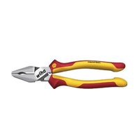 wiha alicates universales de fuerza industrial electric con dynamicjoint y optigrip en blister 38856