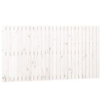 cabecero de cama de pared madera maciza pino blanco 166x3x90 cm vidaxl