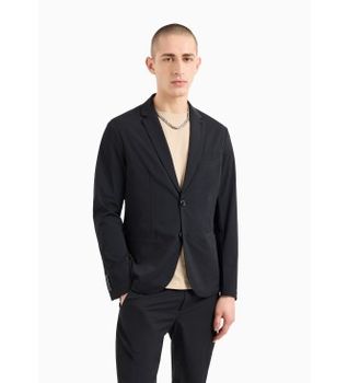 A|X Armani Exchange para hombre. 8NZG49ZNYZZ1200 Americana clássic negro (42), Casual, Clásico, Poliamida
