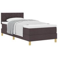 cama tapizada 193x90x88 cm  - marron