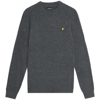 Lyle & Scott Jersey KN2114V LAMBSWOOL BLEND-398 CHARCOAL MARL para hombre