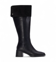 carmela para mujer 16269102-negro botas de piel 162691 negro 37 3 a 5cm cremallera casual clasico