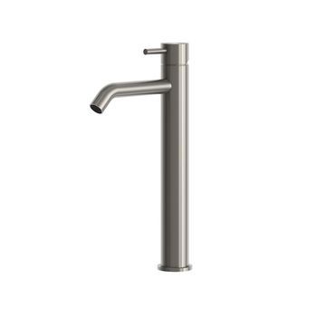 Grifo Lavabo Giratorio Acero Inoxidable 316l Acabado Canna De Fusil Oscuro