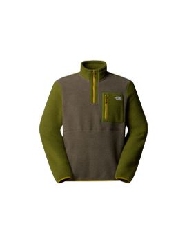 Chaqueta The north Face Yumiori 1/4 Zip New Taupe Verde Hombre