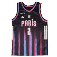 camiseta nadir hifi paris basketball adidas negra