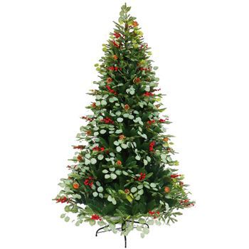 Arbol Led Pvc 129x129x210 Eucalipto Verde