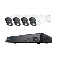 camara ip reolink nvs8-8mb4 4k vision nocturna interior y exterior audio bidireccional