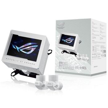 ASUS ROG Ryujin III WB White Edition Bloque de Agua para CPU con Pantalla Full Color LCD 3.5