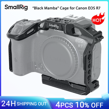 Jaula de cámara SmallRig para Canon EOS R7 R10 con soporte de placa de liberación rápida Arca-Swiss para DJI RS3/RS 2 para disparos múltiples