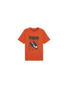 Camiseta Puma Graphics Sneaker Hombre Naranja