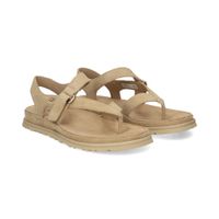 ugg sandalias planas mujer - beige talla 8
