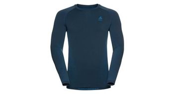Camiseta de manga larga odlo performance warm eco azul