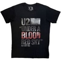 u2 camiseta blood red sky live para mujer
