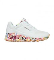 skechers para mujer 155506 zapatillas uno loving love blanco 36 tela plano cordones casual