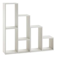 estanteria 6 huecos color blanco