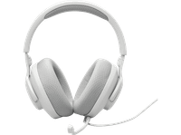 auriculares gaming - jbl quantum 100m2 circumaurales diadema con cable microfono blanco