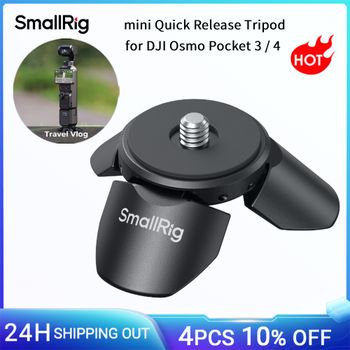 Trípode de Liberación Rápida SmallRig Mini para DJI Osmo Pocket 3/4, Soporte Magnético, Portátil para Pocket 4/3 Action 6/5Pro, para Insta360