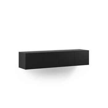 Mueble Televisión Suspendido Gabriel 4 Puertas Moderno