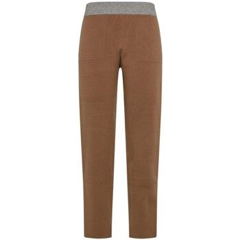 Deha Pantalón chandal Bi-Color Knitted Straight para mujer