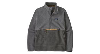 Patagonia retro pile 1 2 zip forro polar pullover grey
