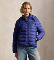 polo ralph lauren para mujer 211958932500 chaqueta hidrofuga con capucha azul xl casual nylon