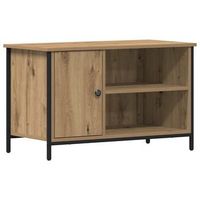 mueble de tv  mueble de salon  gabinete de tv roble artisan 80 x 40 x 50 cm madera de ingenieria